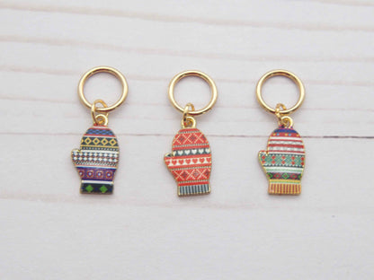 Fair Isle Mittens | Stitch Markers