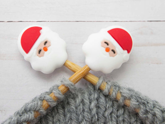 Santa | Stitch Stoppers Knitting Notions Markers Christmas