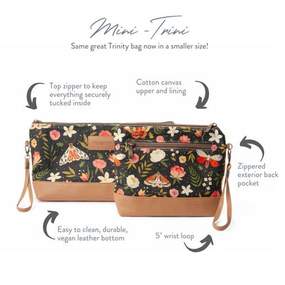 Maisy the Highland Cow Mini Trini Bag – Small Zippered Sock Project Bag