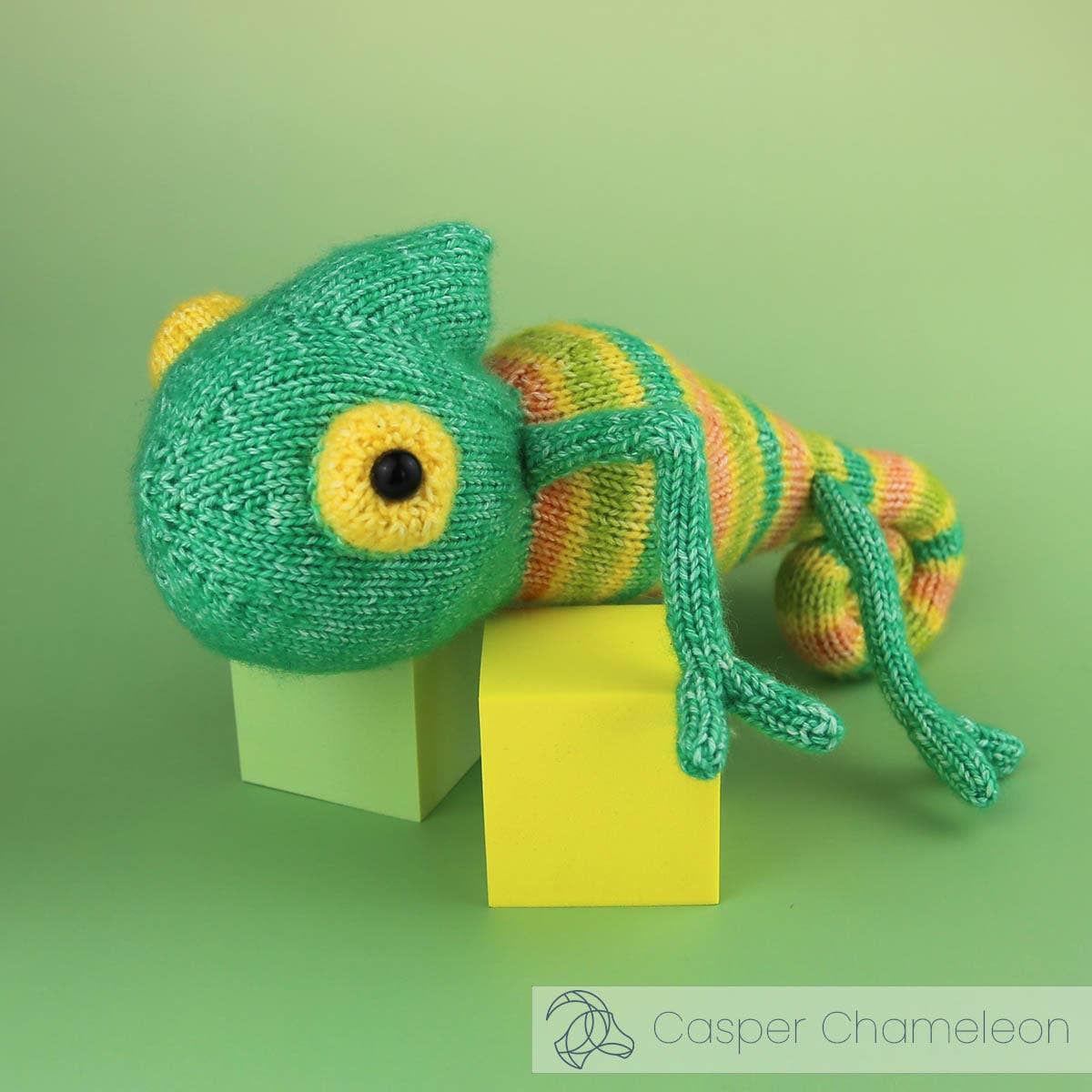 Casper Chameleon - DIY Knitting Kit