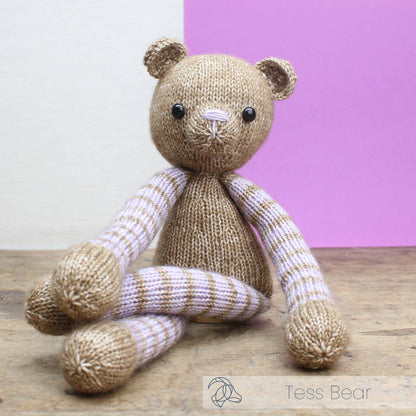 Tess Bear - DIY Knitting Kit