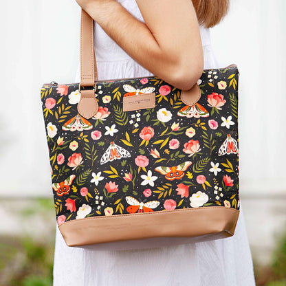 Night Forest Mega Trinity Bag – Large Zippered Knitting Project Bag