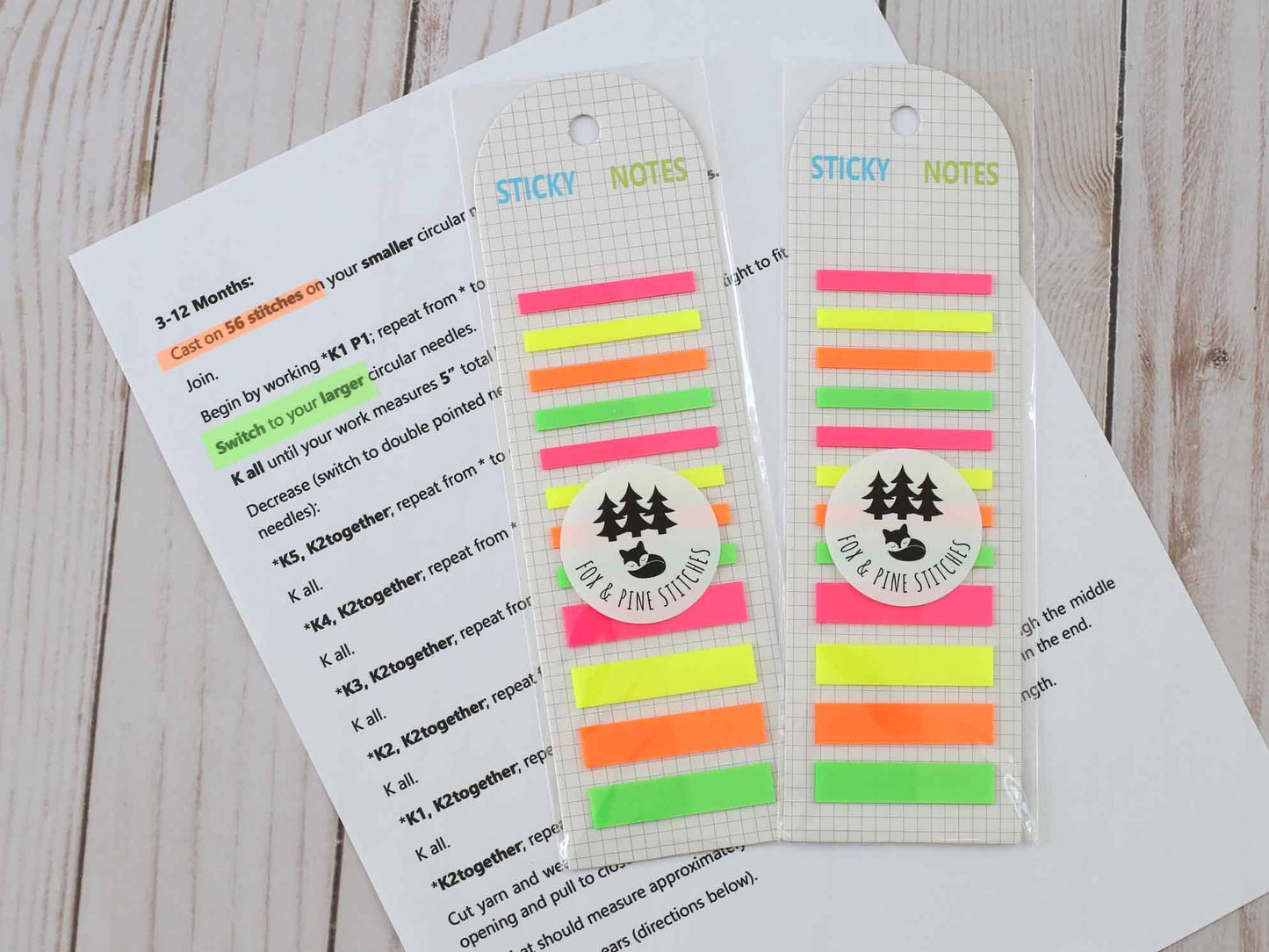 SHORT Pattern Highlighter Strips
