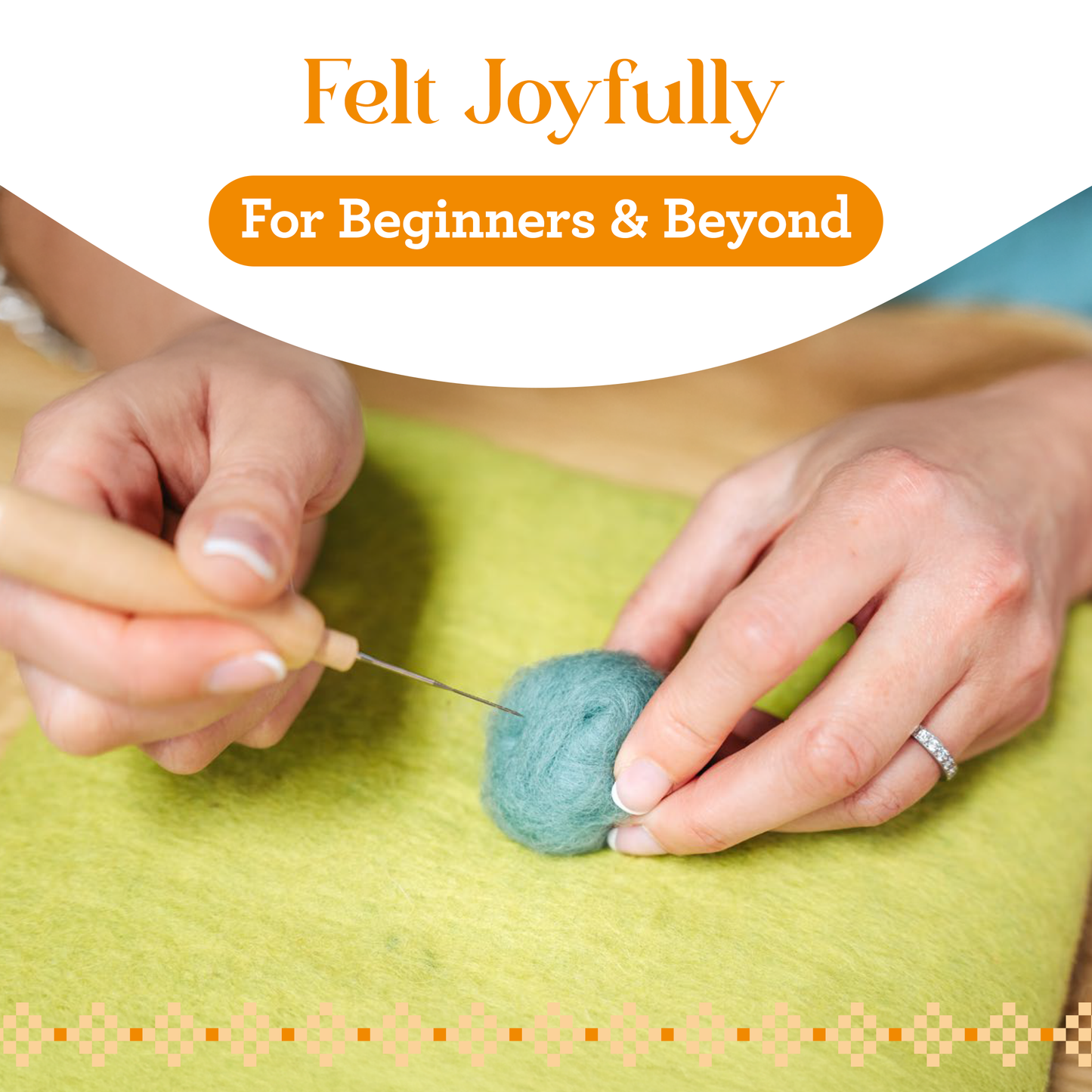Otters in a Hoop Needle Felting Craft Kit
