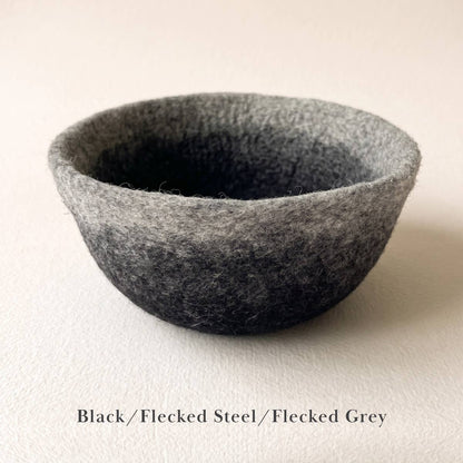 Felt Bowl - Large Ombre | Felt Yarn Bowl | Fibres of Life