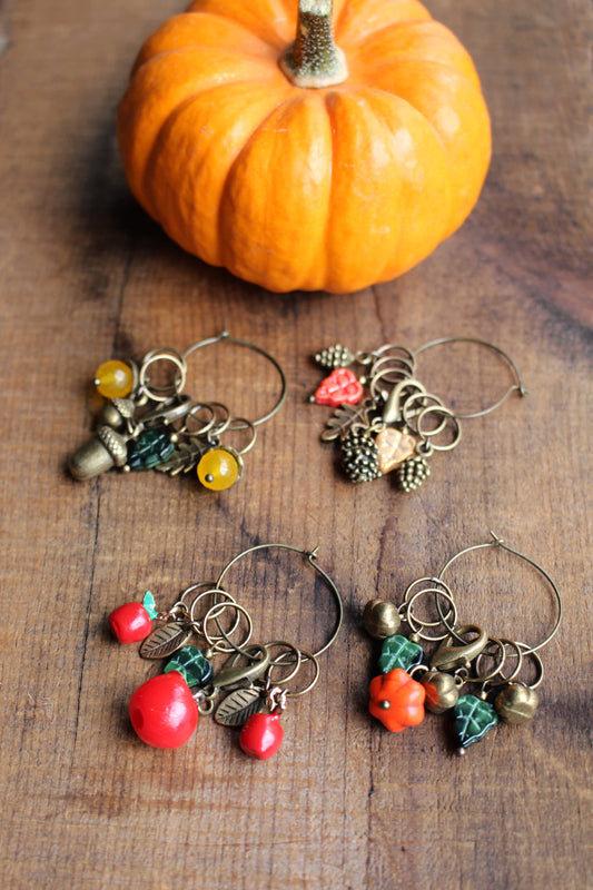 Autumn Harvest Stitch Marker Sets