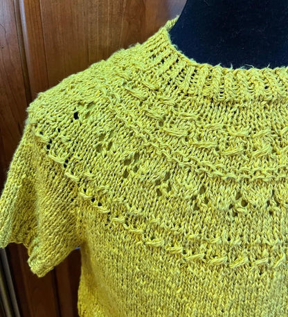 CLASS: Ranunculus Sweater with guest Cori Eichelberger THURSDAYS 7/9 & 7/23