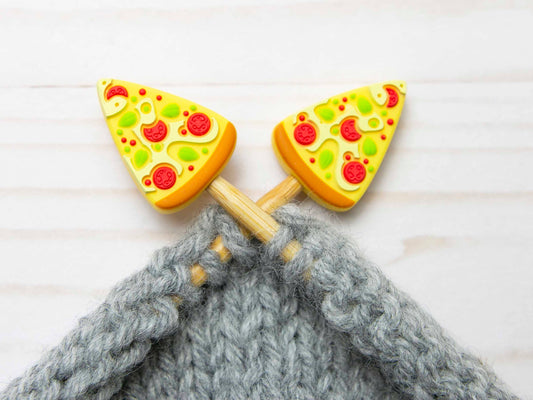 Pizza | Stitch Stoppers Knitting Notions Markers Knitting