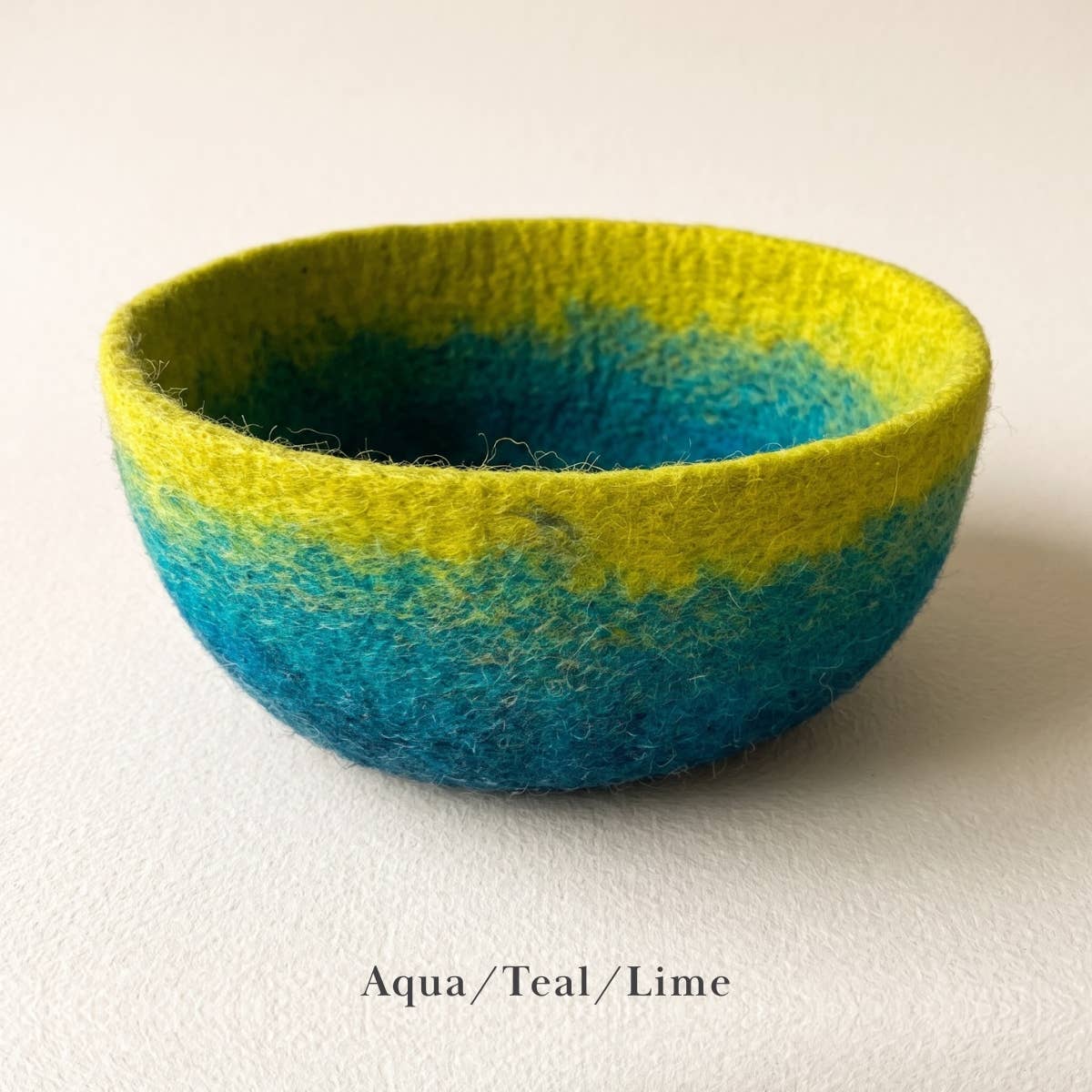 Felt Bowl - Large Ombre | Felt Yarn Bowl | Fibres of Life