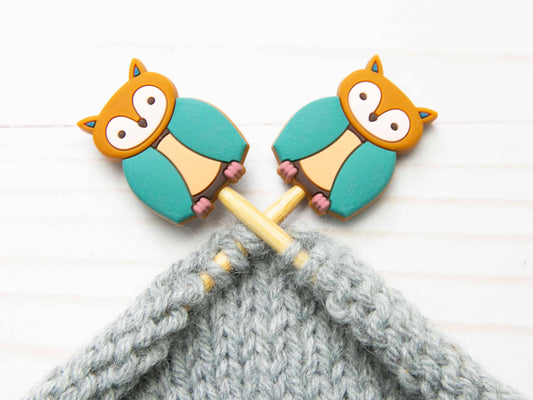 Green Owl | Stitch Stoppers Knitting Notions