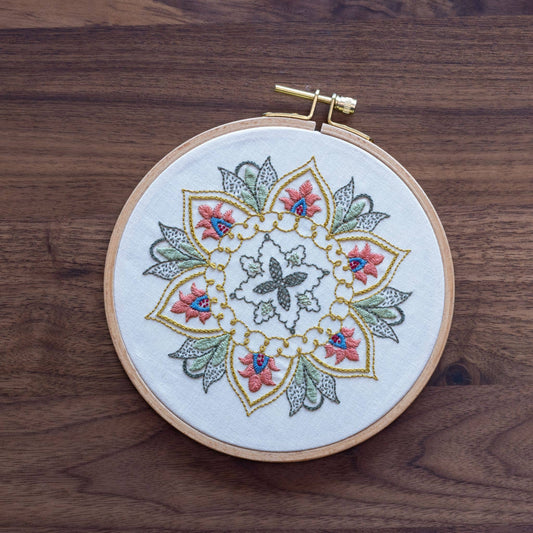 Thessaly Floral Embroidery kit