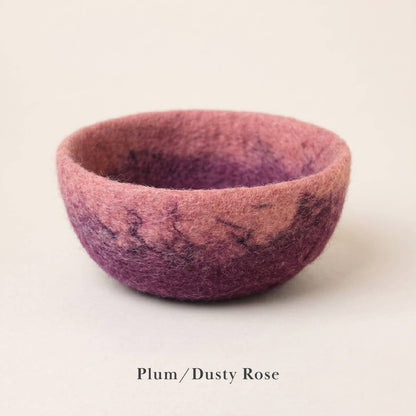 Felt Bowl - Small Ombre | Wool Yarn Bowl | Fibres of Life