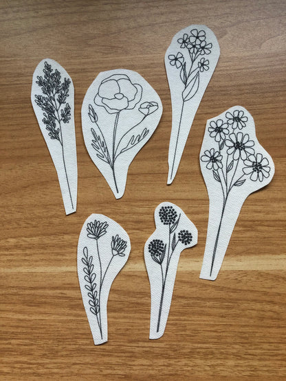 MCreativeJ Peel Stick & Stitch Embroidery Patterns
