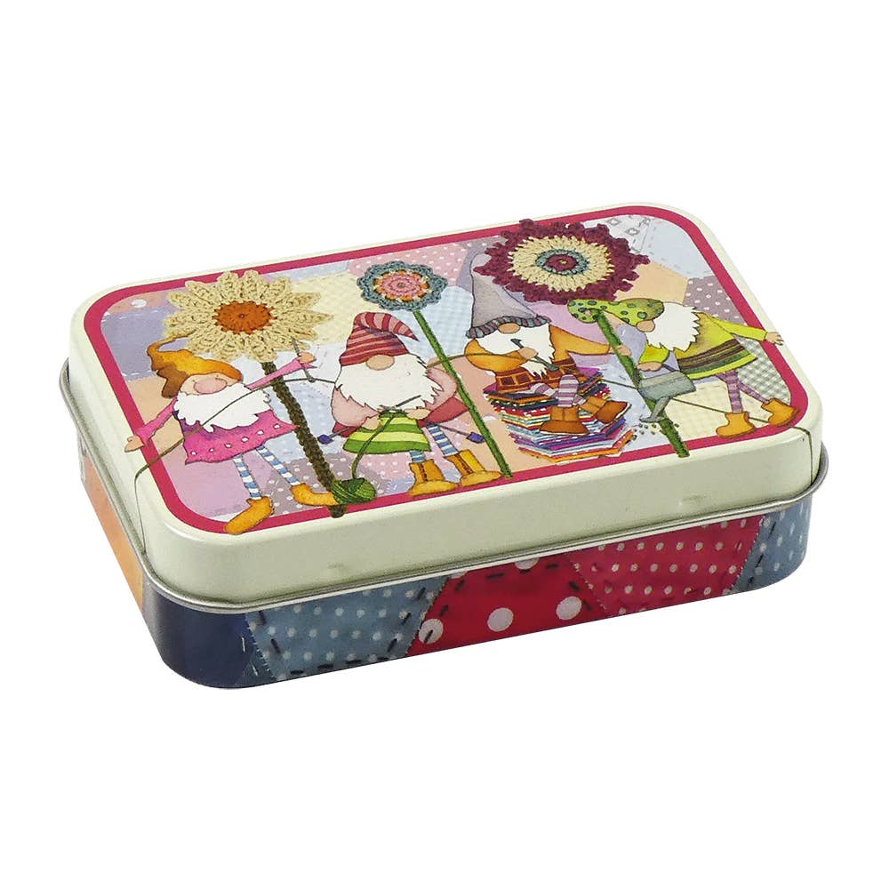 Crafting Gnomes Mini Rectangular Tin