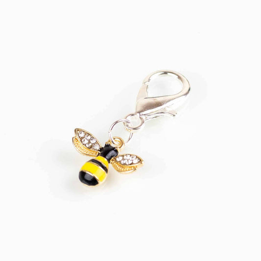 Sparkle Bee Clip Crochet Stitch Marker