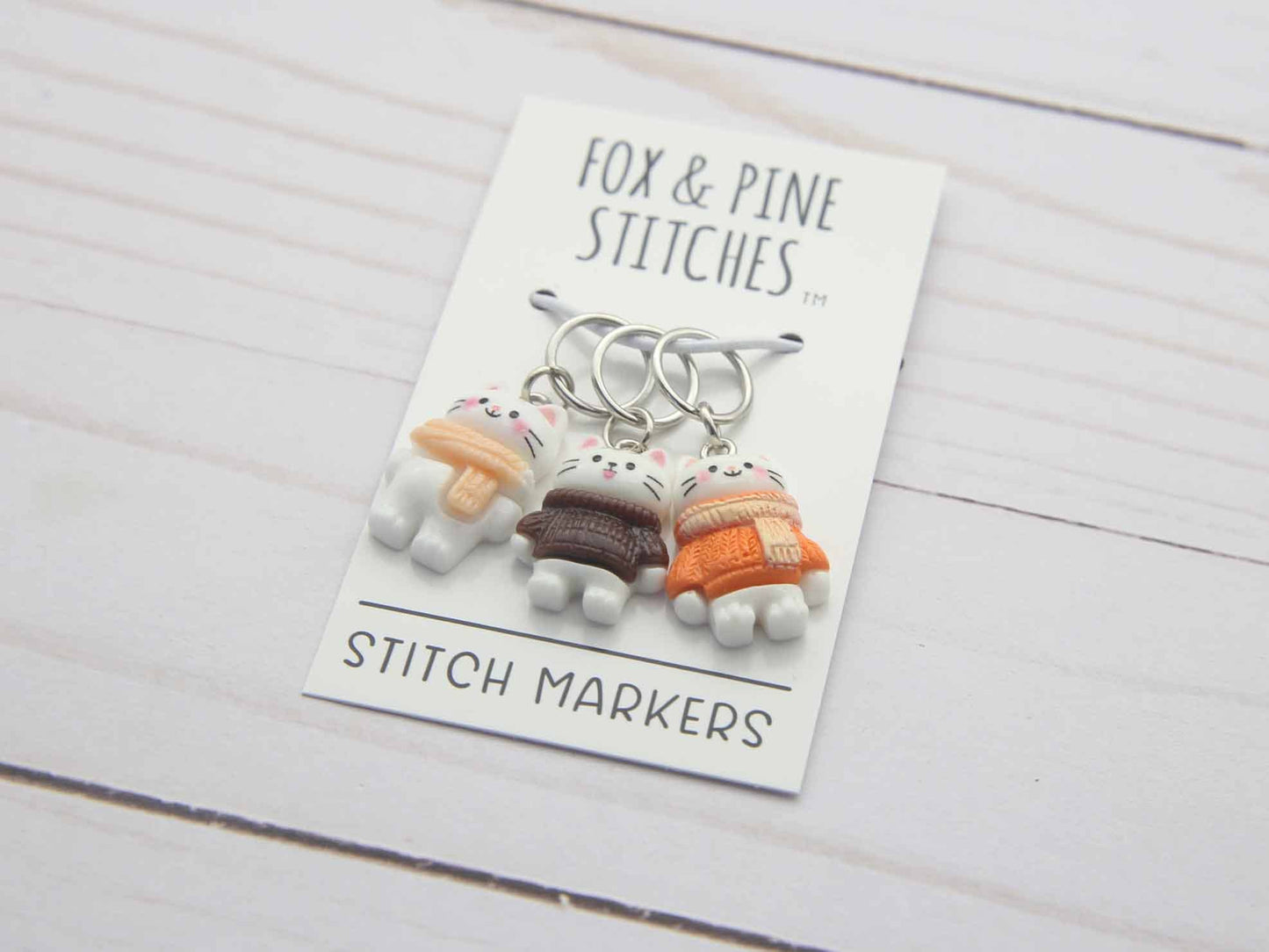 Cozy Cat | Stitch Markers