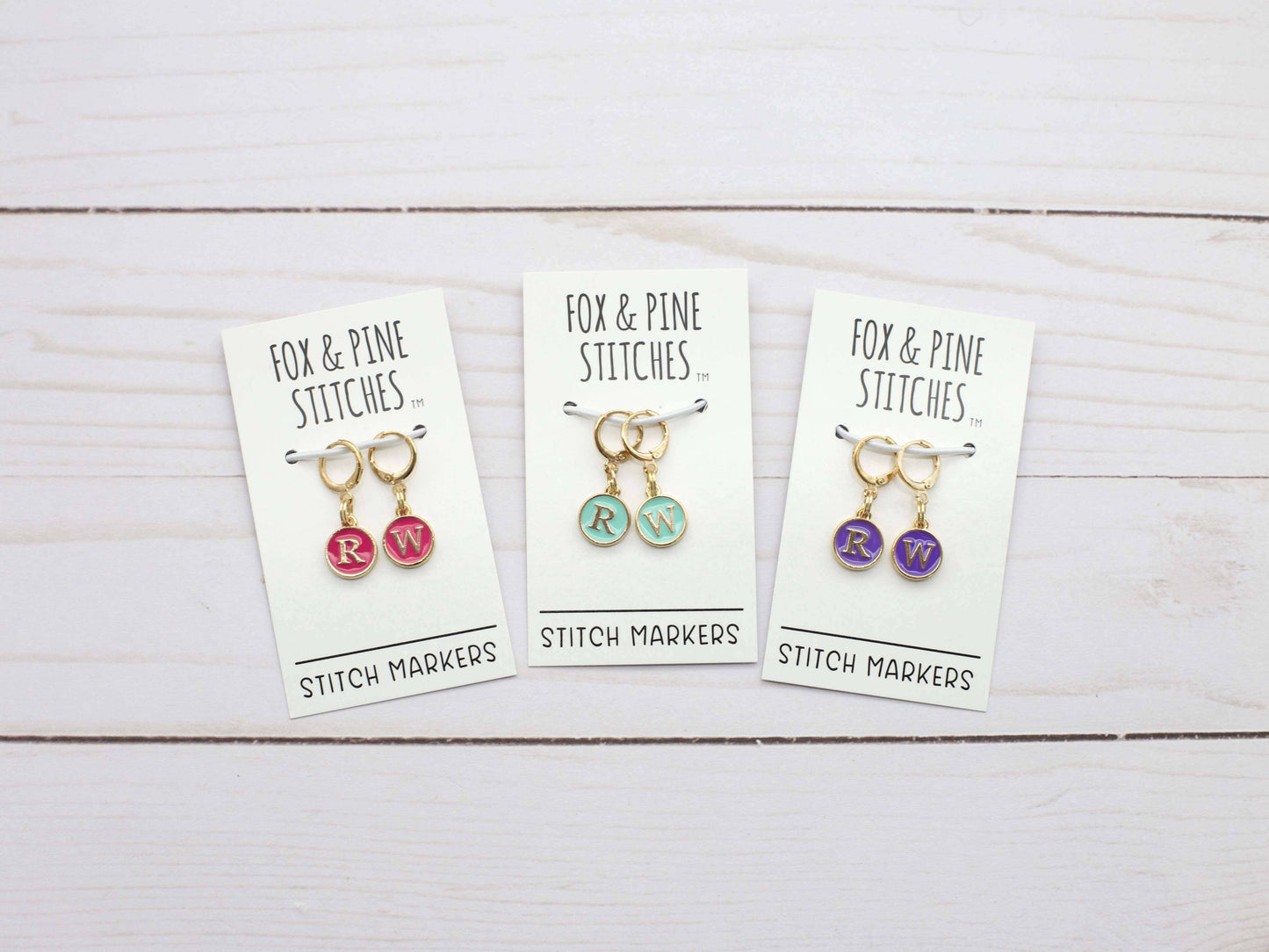 Pink Right Wrong Side | Stitch Markers