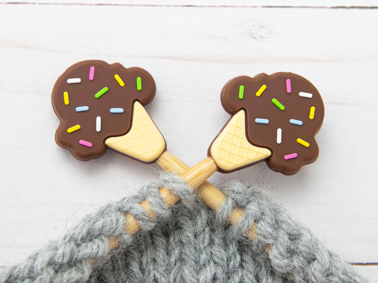 Chocolate Ice Cream | Stitch Stoppers Knitting Notions