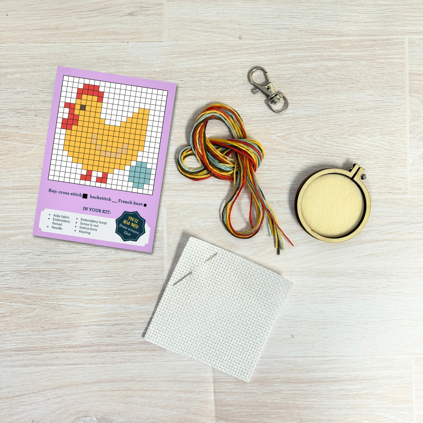 You're a Cracking Good Friend Mini Matchbox Cross Stitch Kit