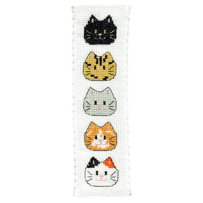 Kitty Cats Cross Stitch Bookmark Kit