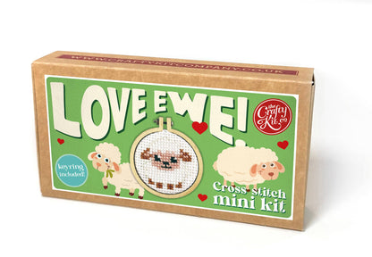 Love Ewe! Mini Matchbox Cross Stitch Kit