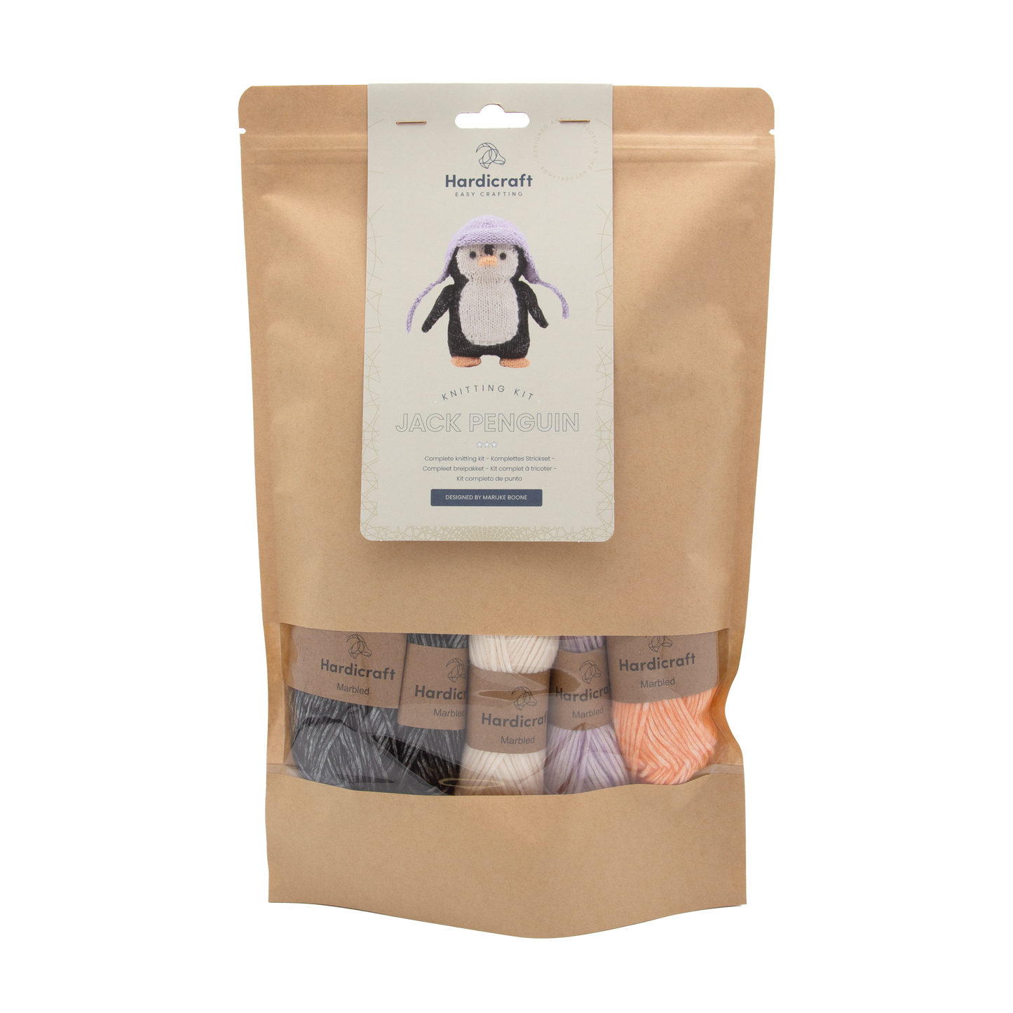 Jack Penguin - DIY Knitting Kit