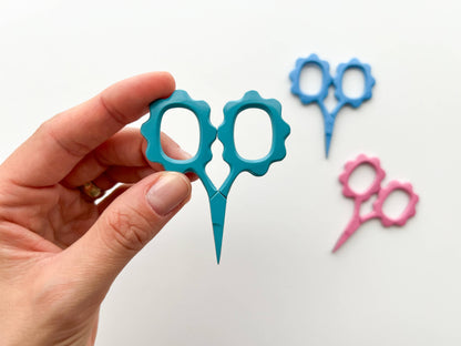 Ocean Small Flower scissors, tiny embroidery scissors
