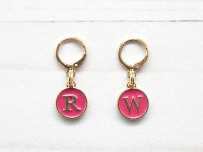 Pink Right Wrong Side | Stitch Markers
