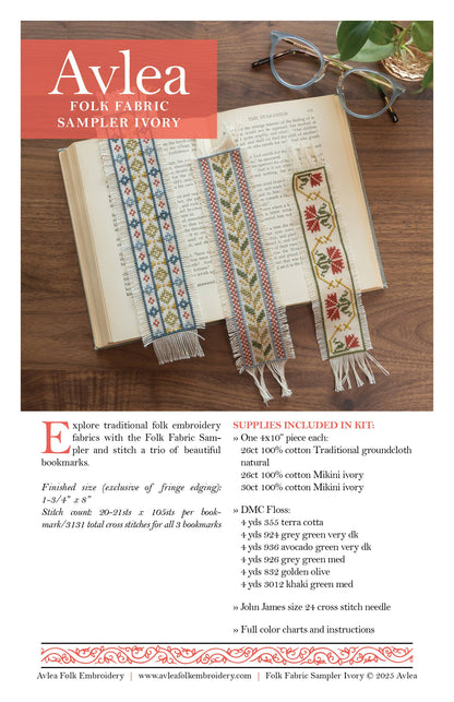 Cross Stitch Bookmark Kit