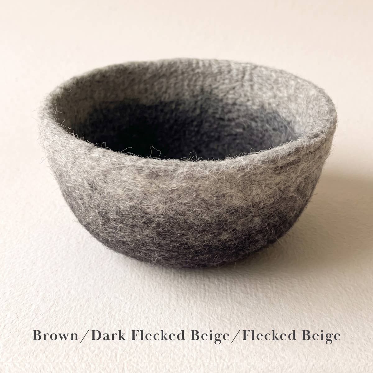 Felt Bowl - Large Ombre | Felt Yarn Bowl | Fibres of Life