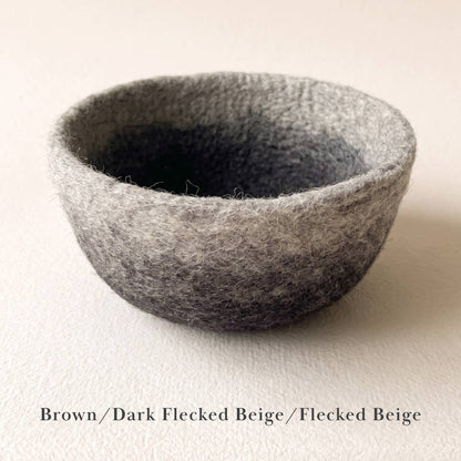 Felt Bowl - Large Ombre | Felt Yarn Bowl | Fibres of Life