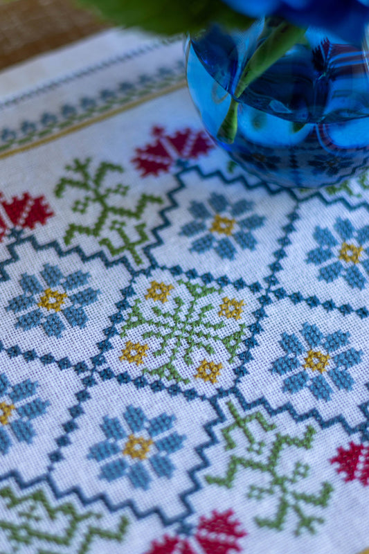 Florina Cross Stitch Kit - Avlea Folk Embroidery