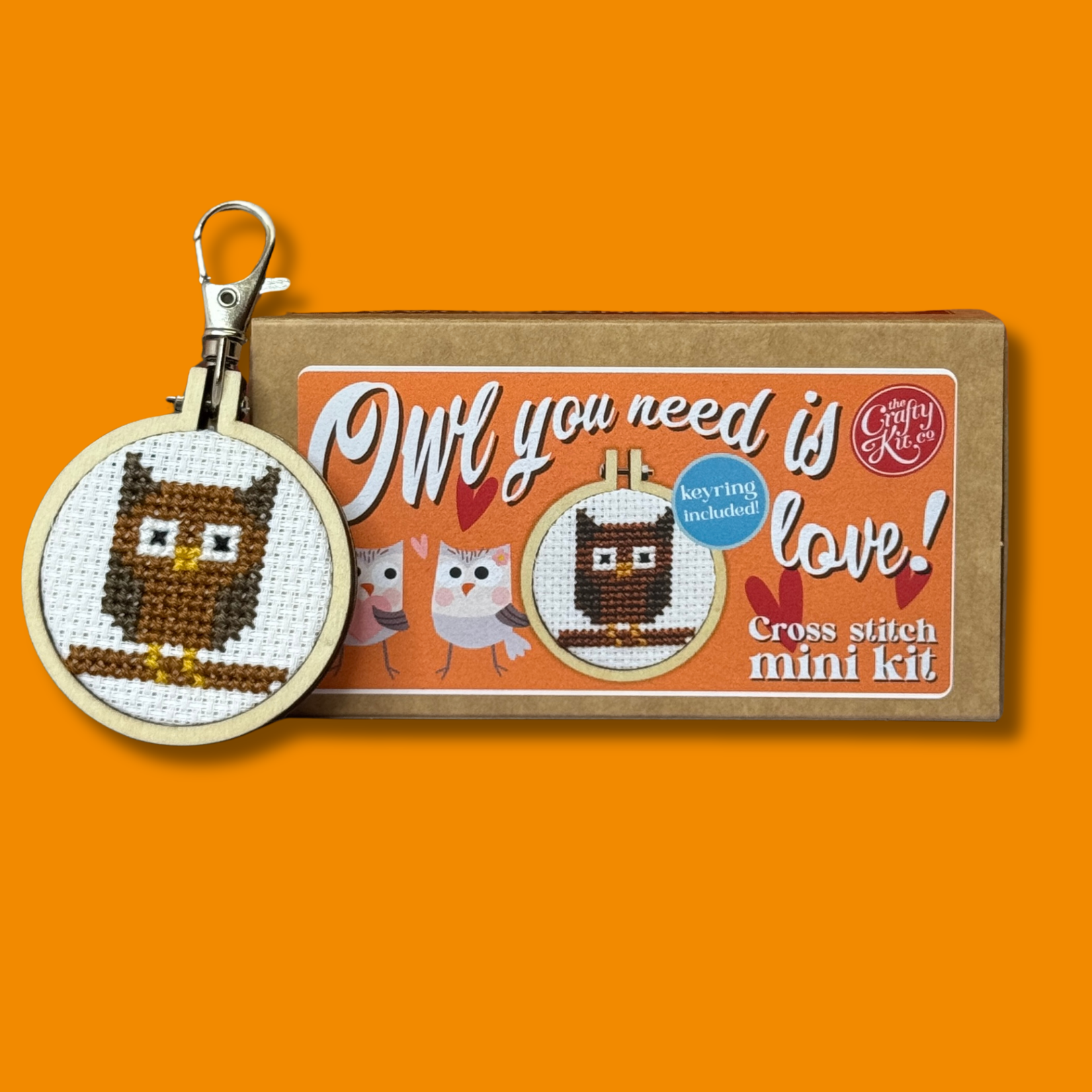 'Owl you need is love!' Mini Matchbox Cross Stitch Kit – Rose Yarn Co.