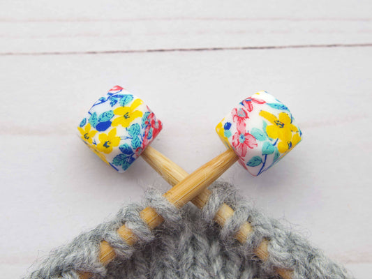 Cheerful Flowers Hexagon | Stitch Stoppers Knitting Notions