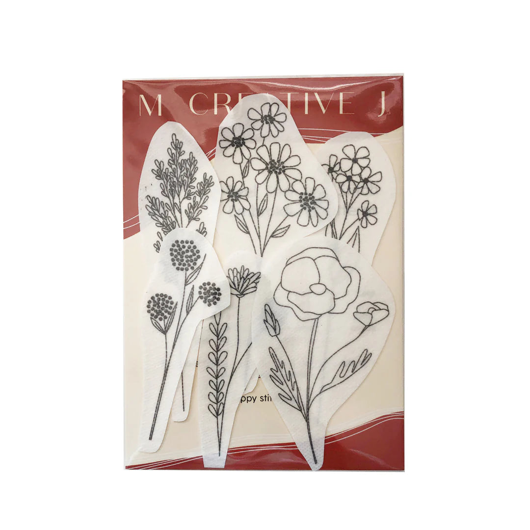 MCreativeJ Peel Stick & Stitch Embroidery Patterns