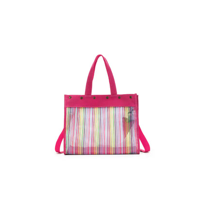 della Q Rainbow Maker's Mesh Tote + Cubbies and Scissors