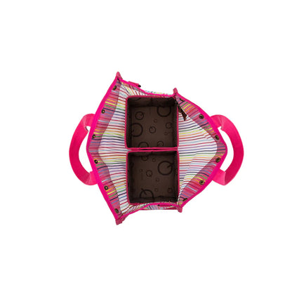 della Q Rainbow Maker's Mesh Tote + Cubbies and Scissors