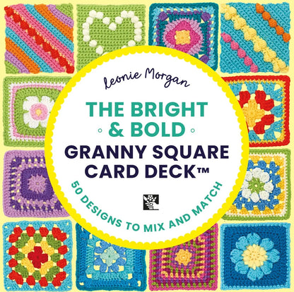 Bright & Bold Granny Square Deck - 50 Mix & Match Designs by Leonie Morgan
