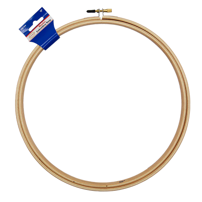 Colonial Round Edge Wooden Embroidery Hoop