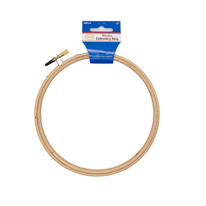 Colonial Round Edge Wooden Embroidery Hoop