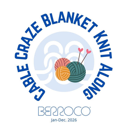 Berroco Cable Craze Blanket KAL 2026