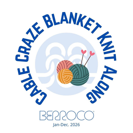 Berroco Cable Craze Blanket KAL 2026