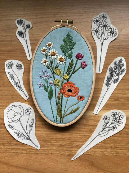MCreativeJ Peel Stick & Stitch Embroidery Patterns