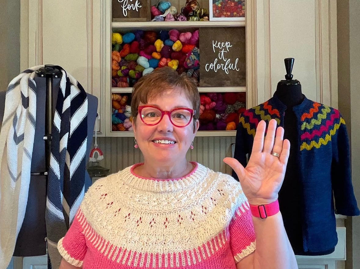 CLASS: Ranunculus Sweater with guest Cori Eichelberger THURSDAYS 7/9 & 7/23
