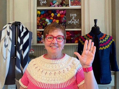 CLASS: Ranunculus Sweater with guest Cori Eichelberger THURSDAYS 7/9 & 7/23