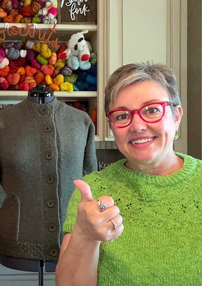 CLASS: Ranunculus Sweater with guest Cori Eichelberger THURSDAYS 7/9 & 7/23
