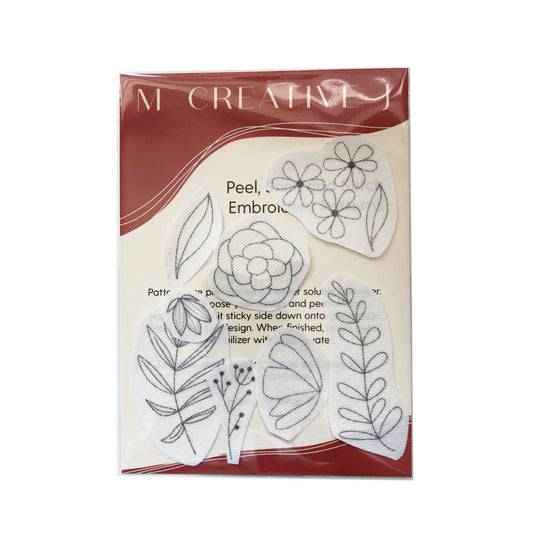 MCreativeJ Peel Stick & Stitch Embroidery Patterns