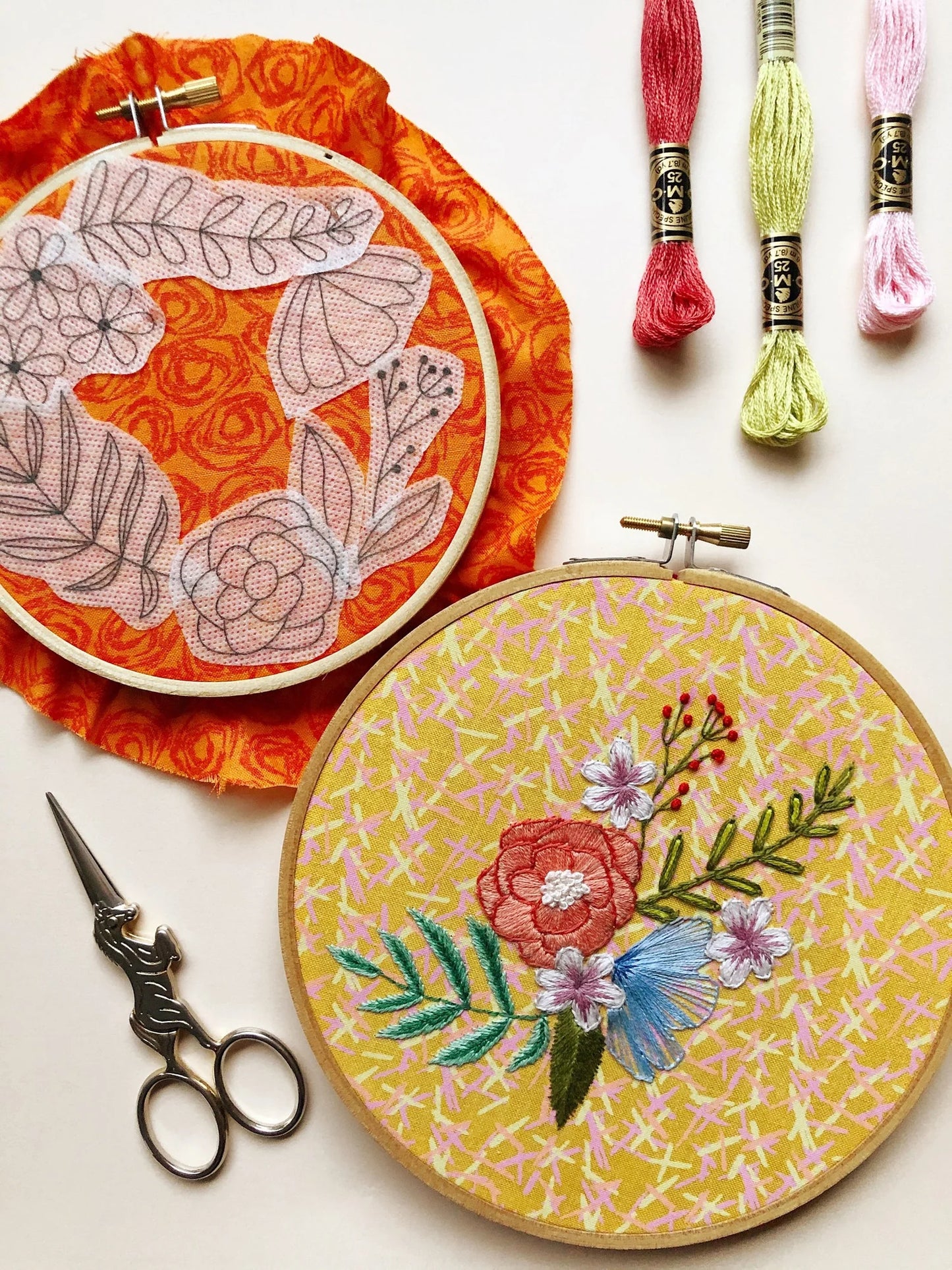 MCreativeJ Peel Stick & Stitch Embroidery Patterns