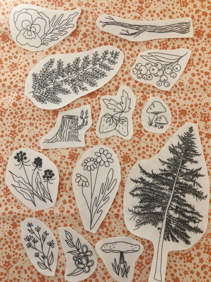 MCreativeJ Peel Stick & Stitch Embroidery Patterns