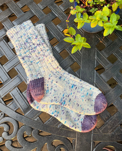 CLASS: Basketweave Socks THURSDAYS 10/8 & 10/22/26 6:00-8:00pm
